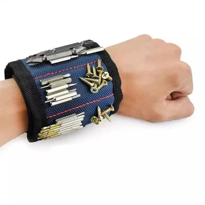 Revolutionary Magnetic Wrist Tool Band - Secure Screws, Nails, and Drill Bits with Ease!
