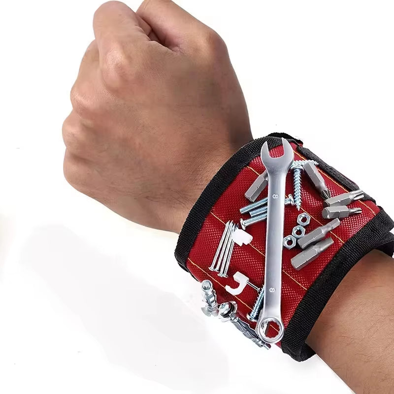 Revolutionary Magnetic Wrist Tool Band - Secure Screws, Nails, and Drill Bits with Ease!